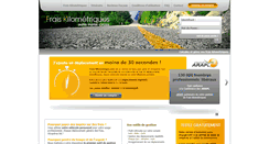 Desktop Screenshot of frais-kilometrique.com